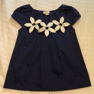 Kate Spade Flower Detailed Top